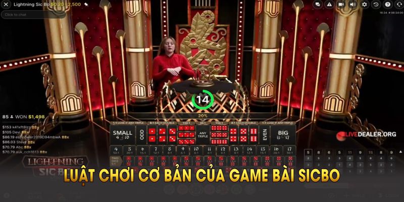 Cách chơi sicbo tại qh88, luật chơi cơ bản